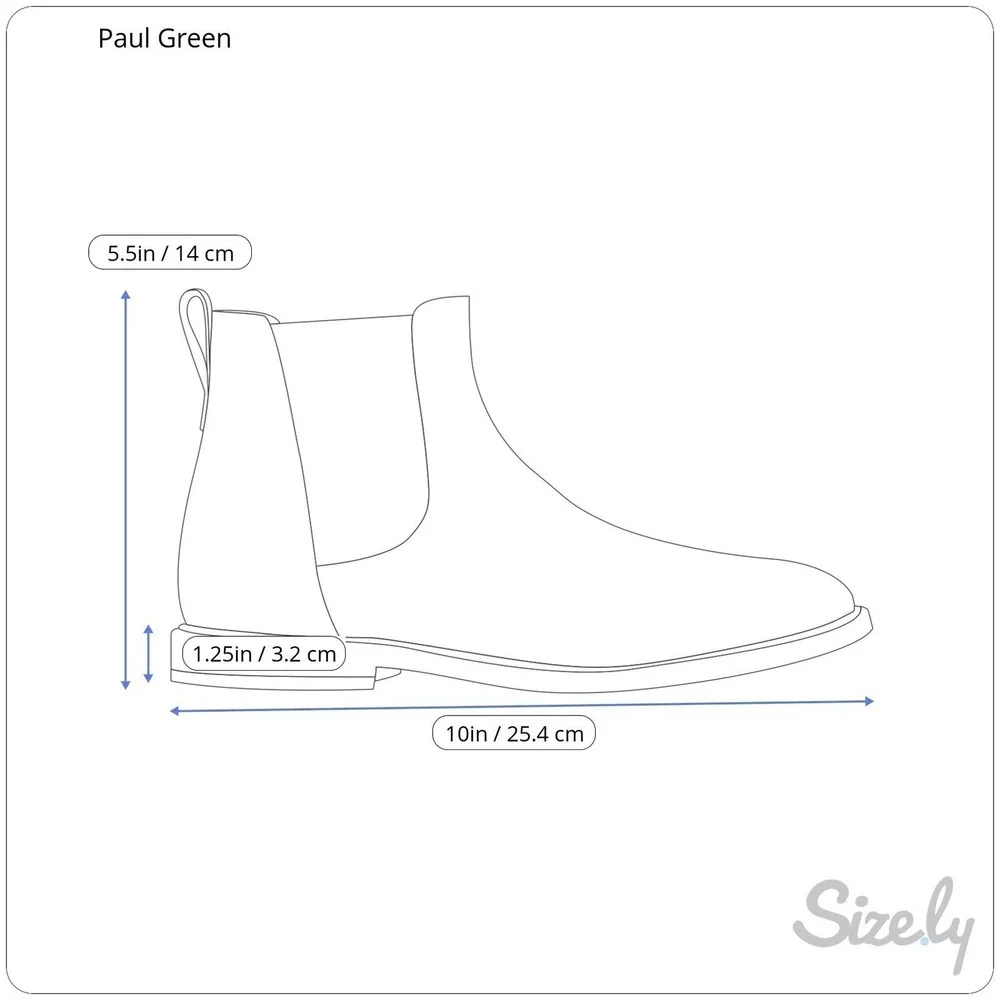 Paul Green Boots Womens UK 5 US 7.5 Logan Suede Leather‎ Ankle Zip Booties Shoes